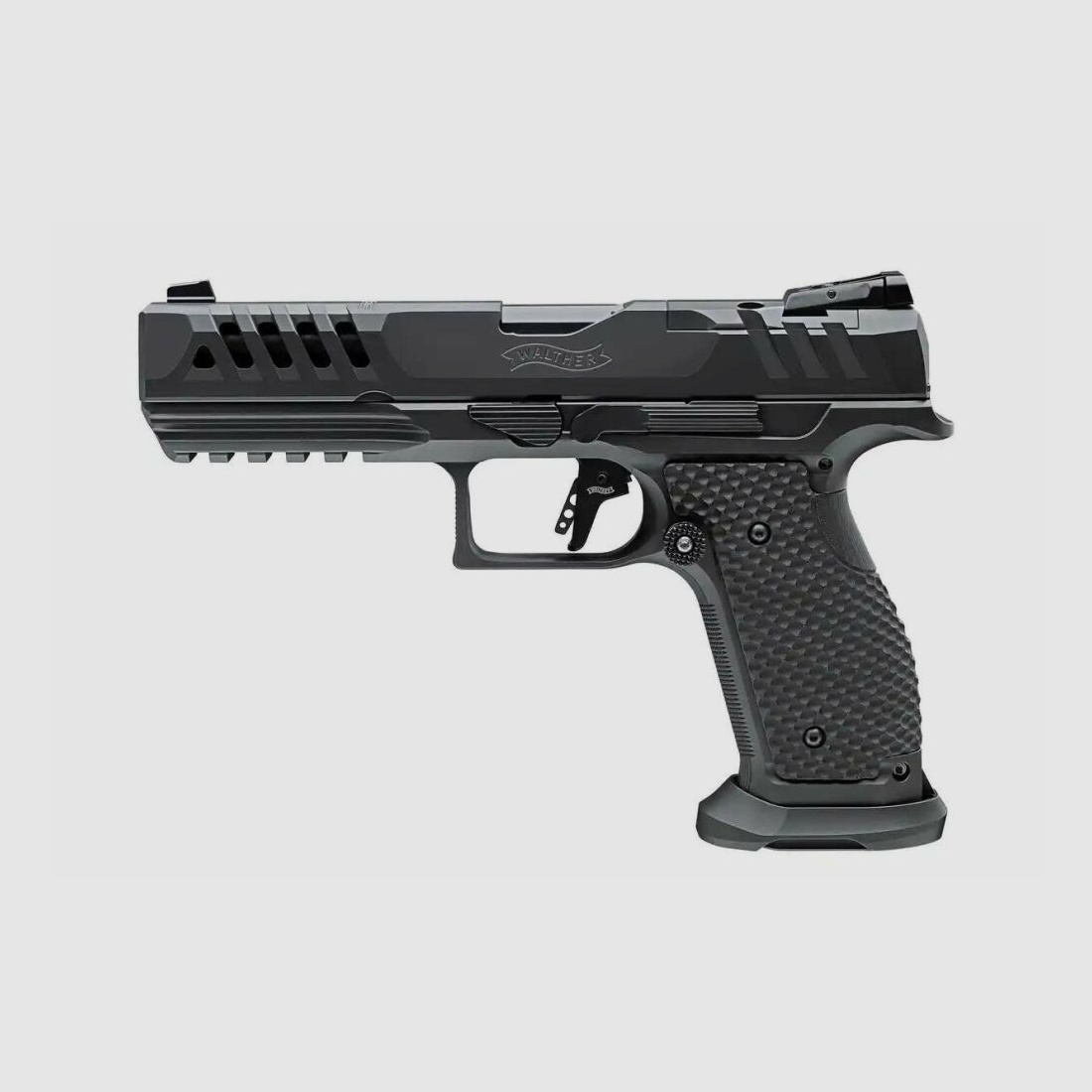 Walther PDP Telaio in Acciaio Full Size Match / Nastro Nero / 9mm