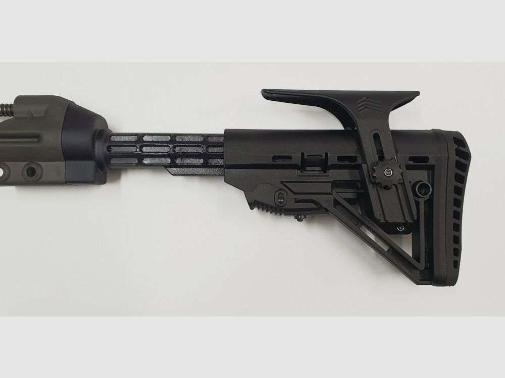 Schwaben Arms GmbH SAR M41 / HK41 / HK G3 crosse avec crosse télescopique GWMH SPC AR, complète avec pièce de base