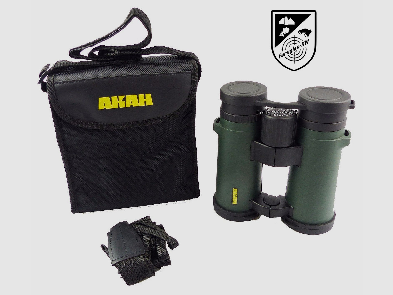 AKAH Fernglas 10x42 mit Tragetasche und Trageriemen Outdoor und Reise Fernglas 50078000