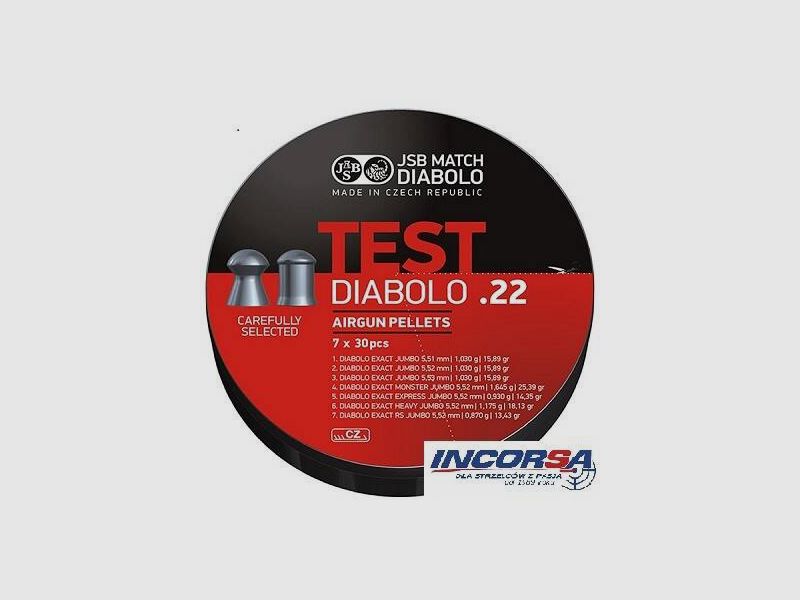 Diabolo JSB TESTER EXACT JUMBO 5,5mm