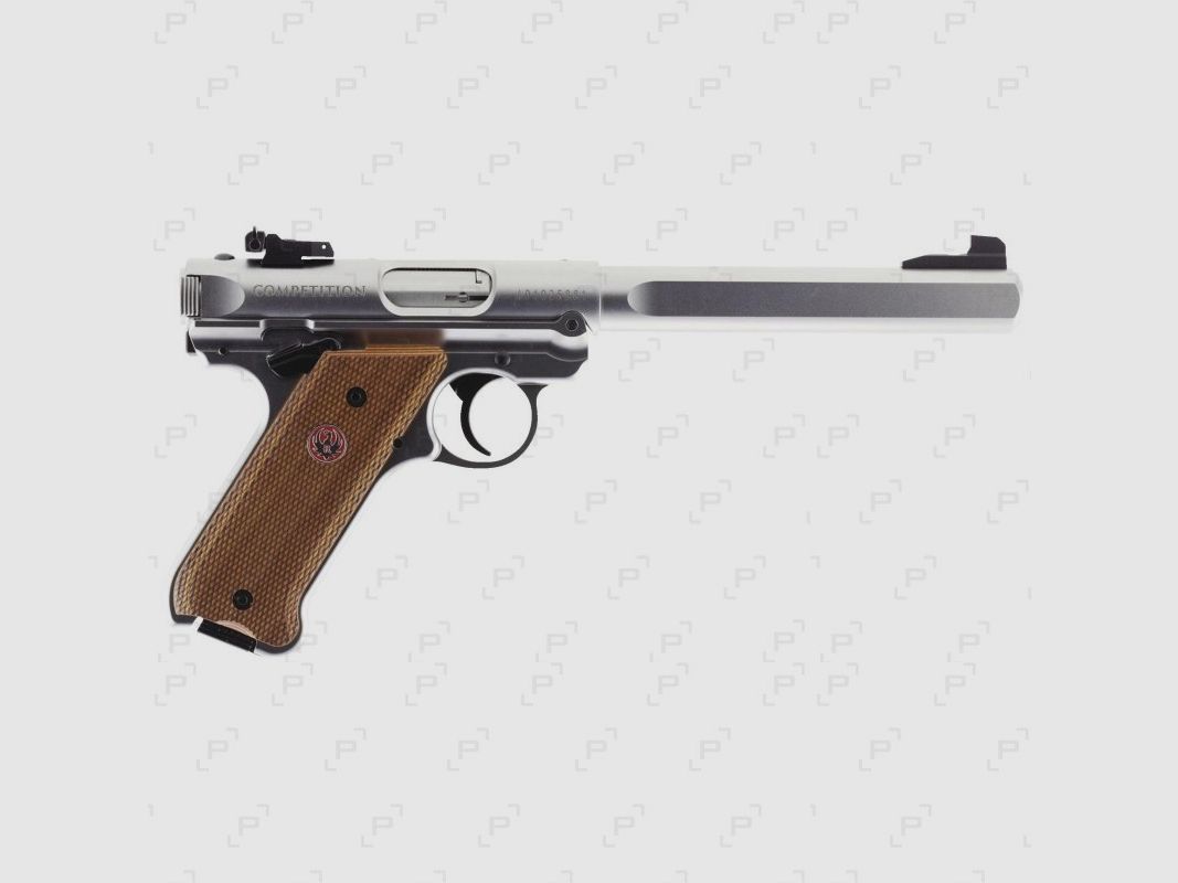 Pistole RUGER MARK IV COMPETITION STAINLESS Kal. 22LR