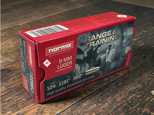 Norma Kal. 9mm Luger VM 124grs / 8 g