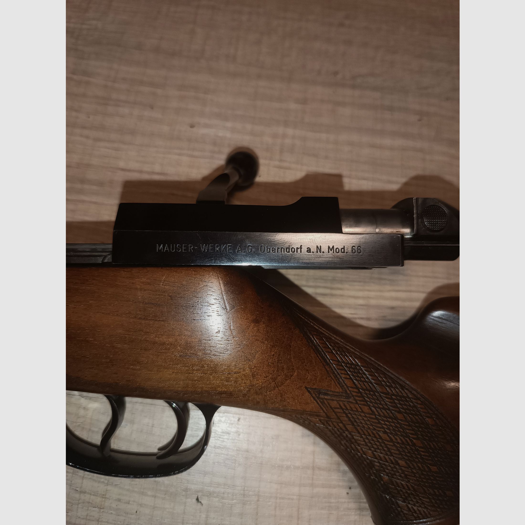 Mauser Modell 66, Baujahr 1968, .30-06 – Zeiss Diavari VM 2,5–10x50 T* auf Schwenkmontage