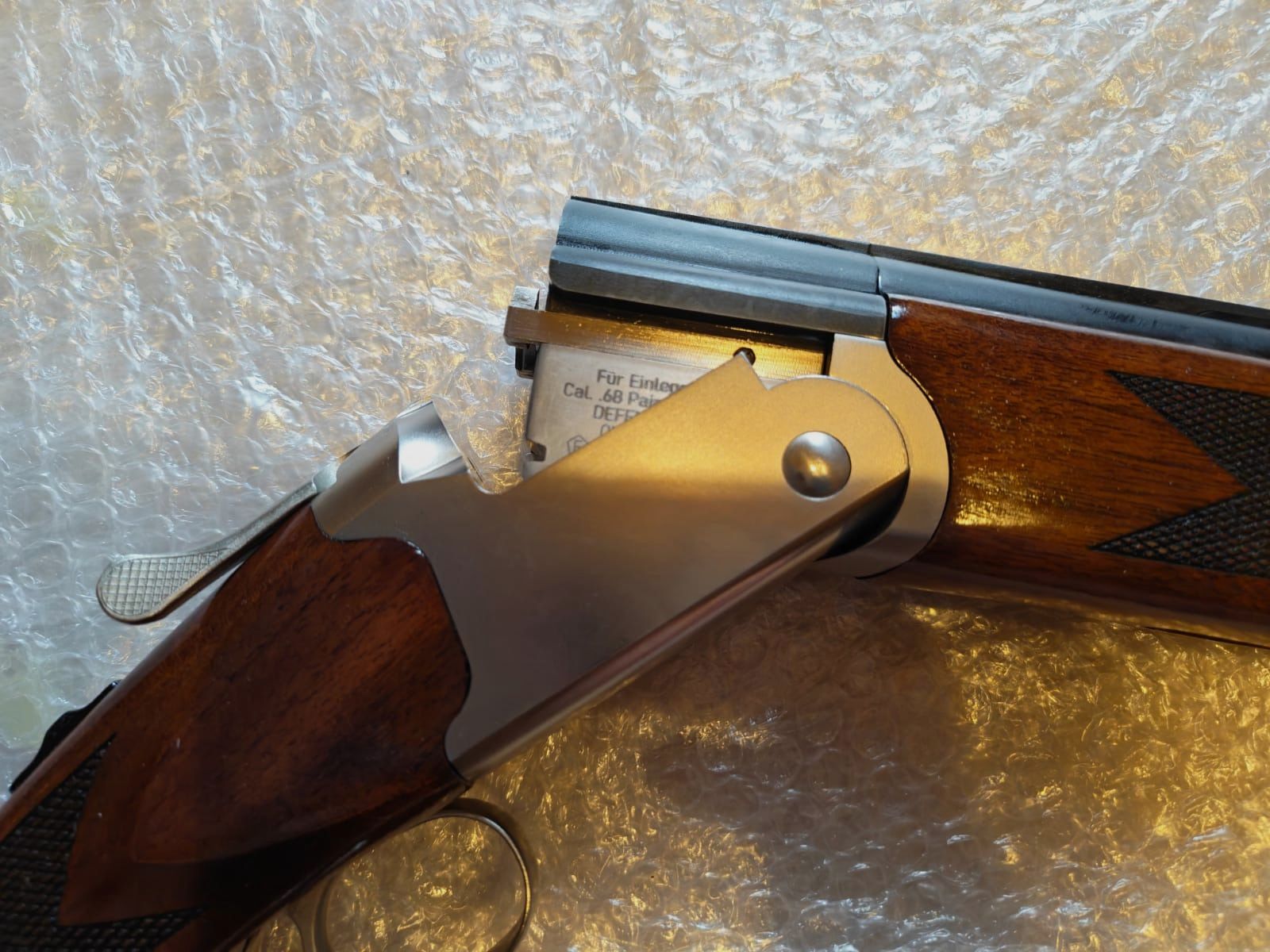 MWM STEEL HUNTER .68 home defense Pepperball / Paintball double-barrel shotgun / double-barrel shotgun "Sawed off" SPECIAL EDITION / UNIQUE with stainless steel receiver | NEW