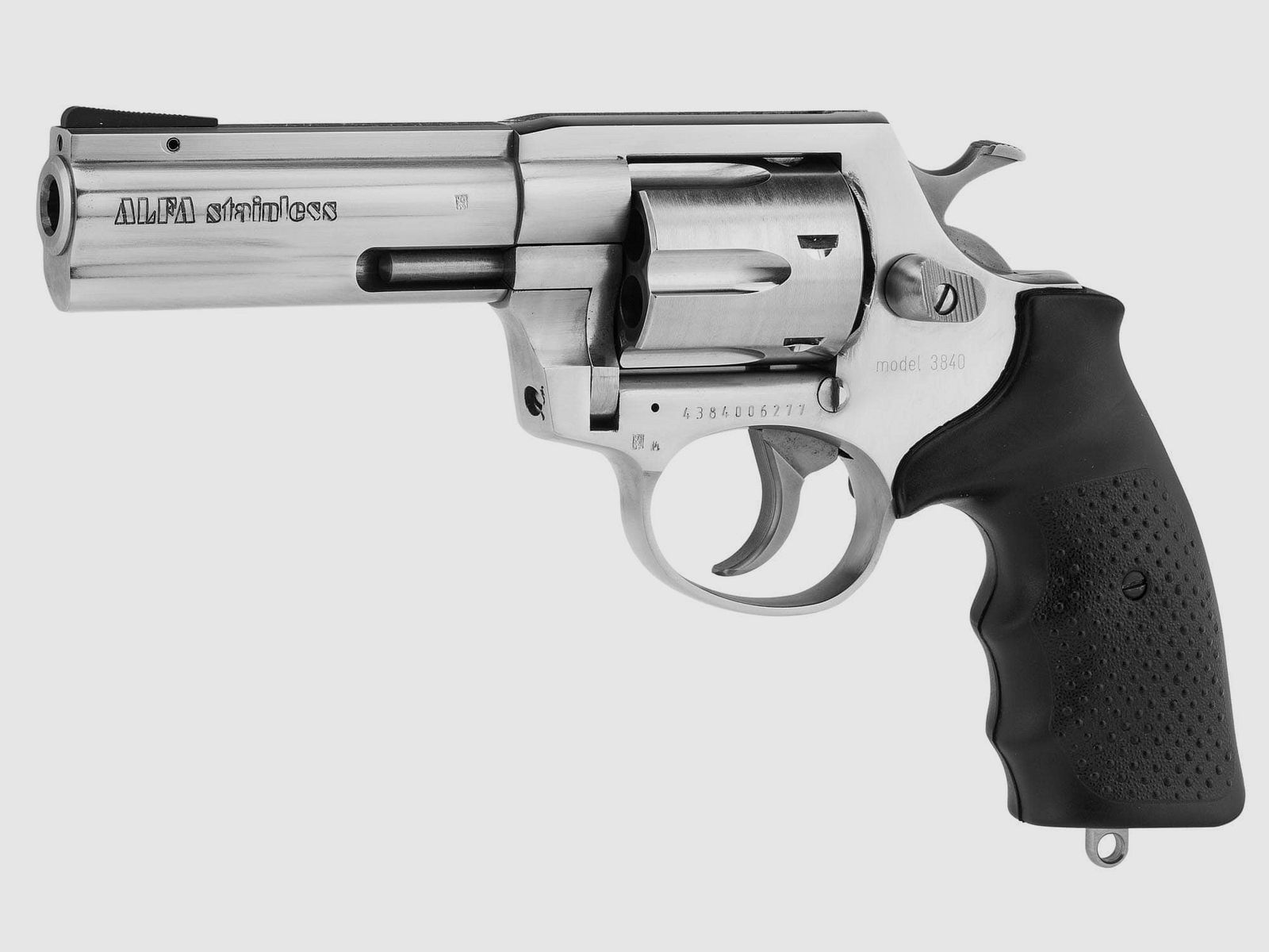 REVOLVER ALFA-PROJ 4 POUCES – CAL. 38 SP INOX, image 1 sur 3