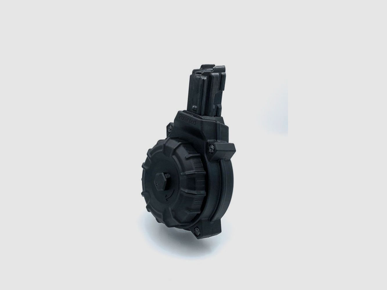 MP5/PTR9 9MM (50) RD DRUM BLACK POLYMER