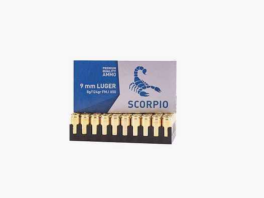STV Scorpio 9mm Luger - FMJ - 8 g / 124 grs