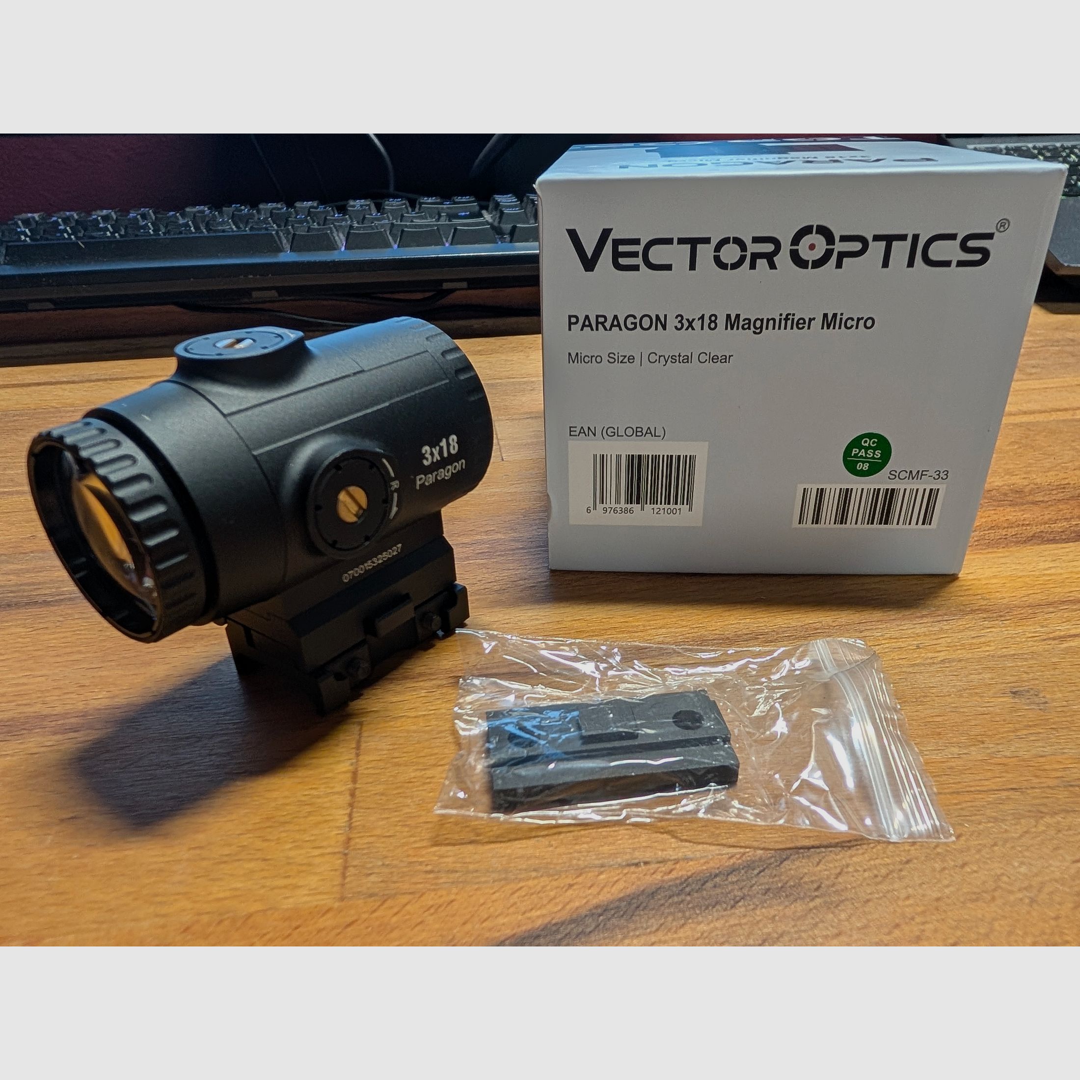 Vector Optics SCMF-33 Paragon 3x18 Micro-Magnifier
