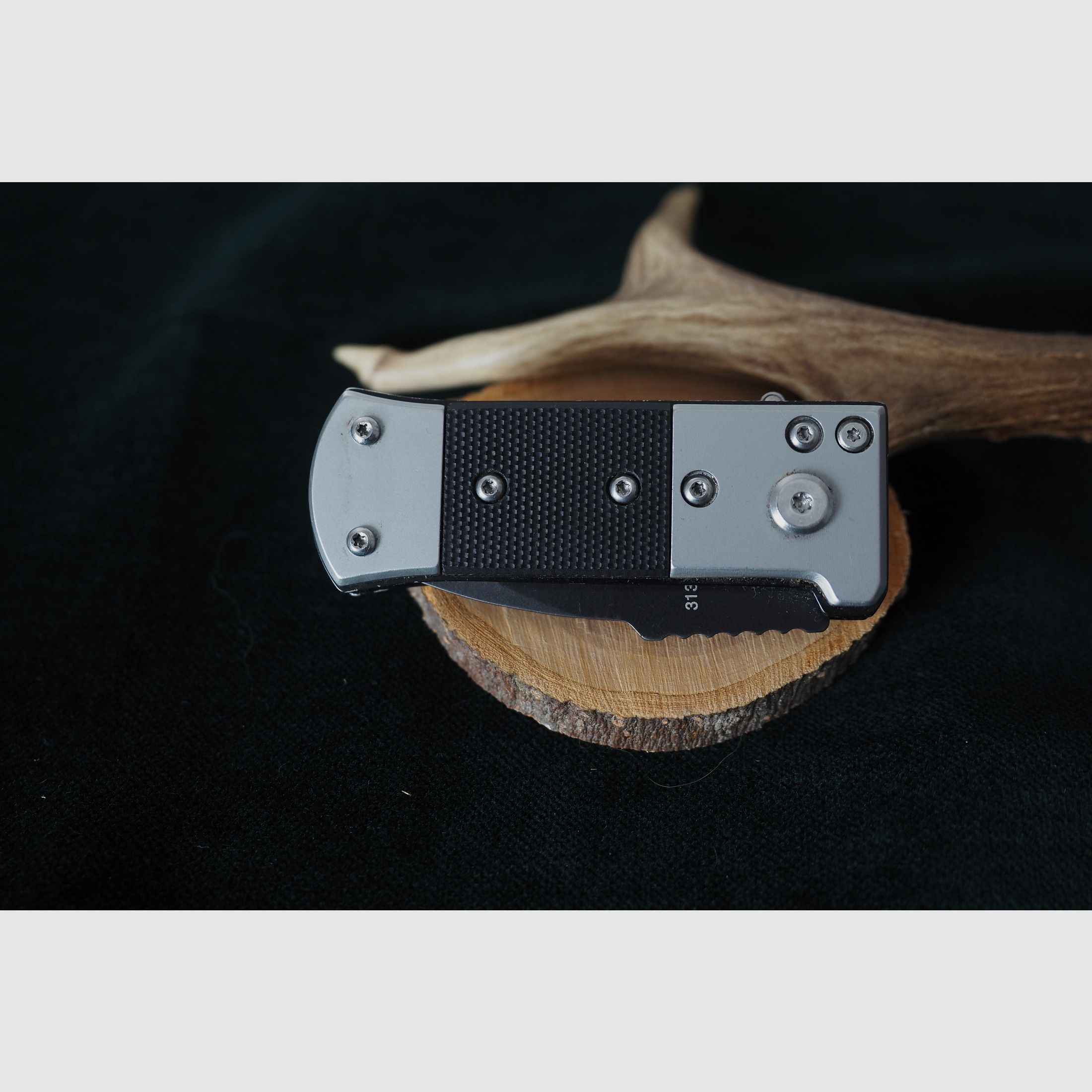 Kleines Springmesser Puma TEC Stahl 420 Klingenlänge 5,1 cm