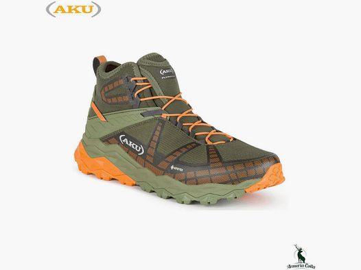 Aku Scarpa Flyrock Mid Gtx Vert Militaire/Orange