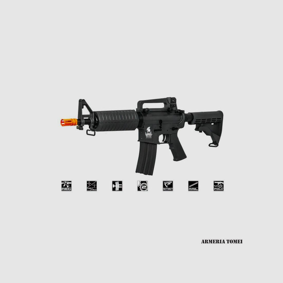LANCER TACTICAL – LT-01BL-G2 GEN-2 M933 COMMANDO AEG LOW FPS VERSION (BLACK), immagine 1 di 2
