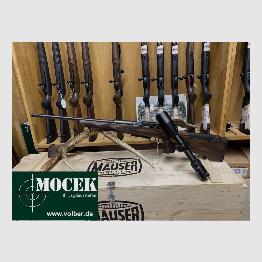 Mauser 25 Max, con Zeiss Conquest V4 3-12x56, Cal. .308, 8x57 JS