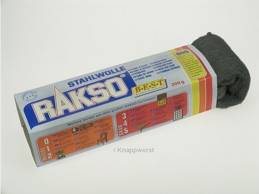 Rasko Stahlwolle, superfein Sorte 000