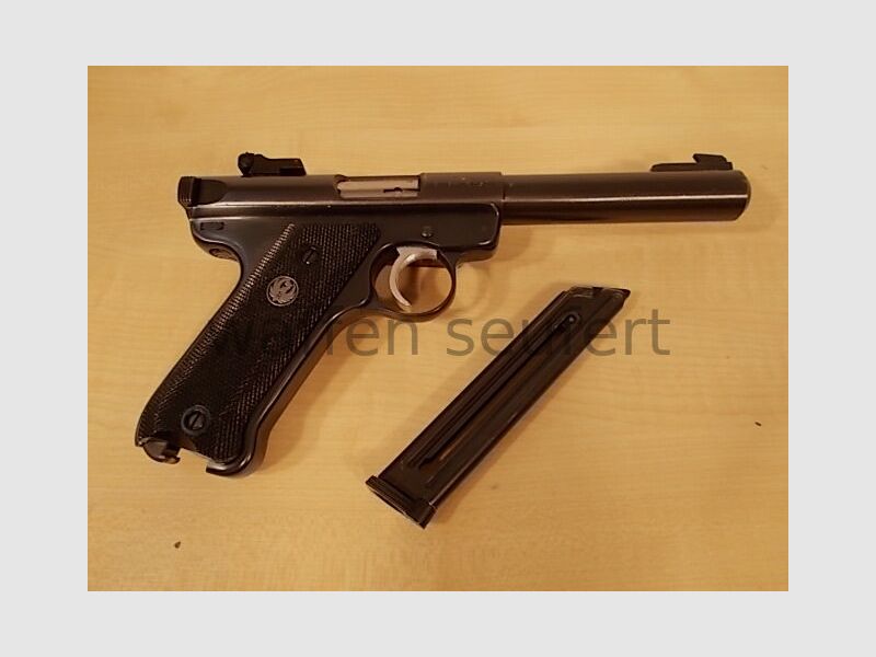 Ruger MarkII Target with spare magazine original packaging