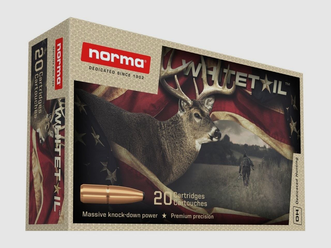 NORMA .243 Win Whitetail Büchsenmunition 6,5 g, Bild 1 von 2