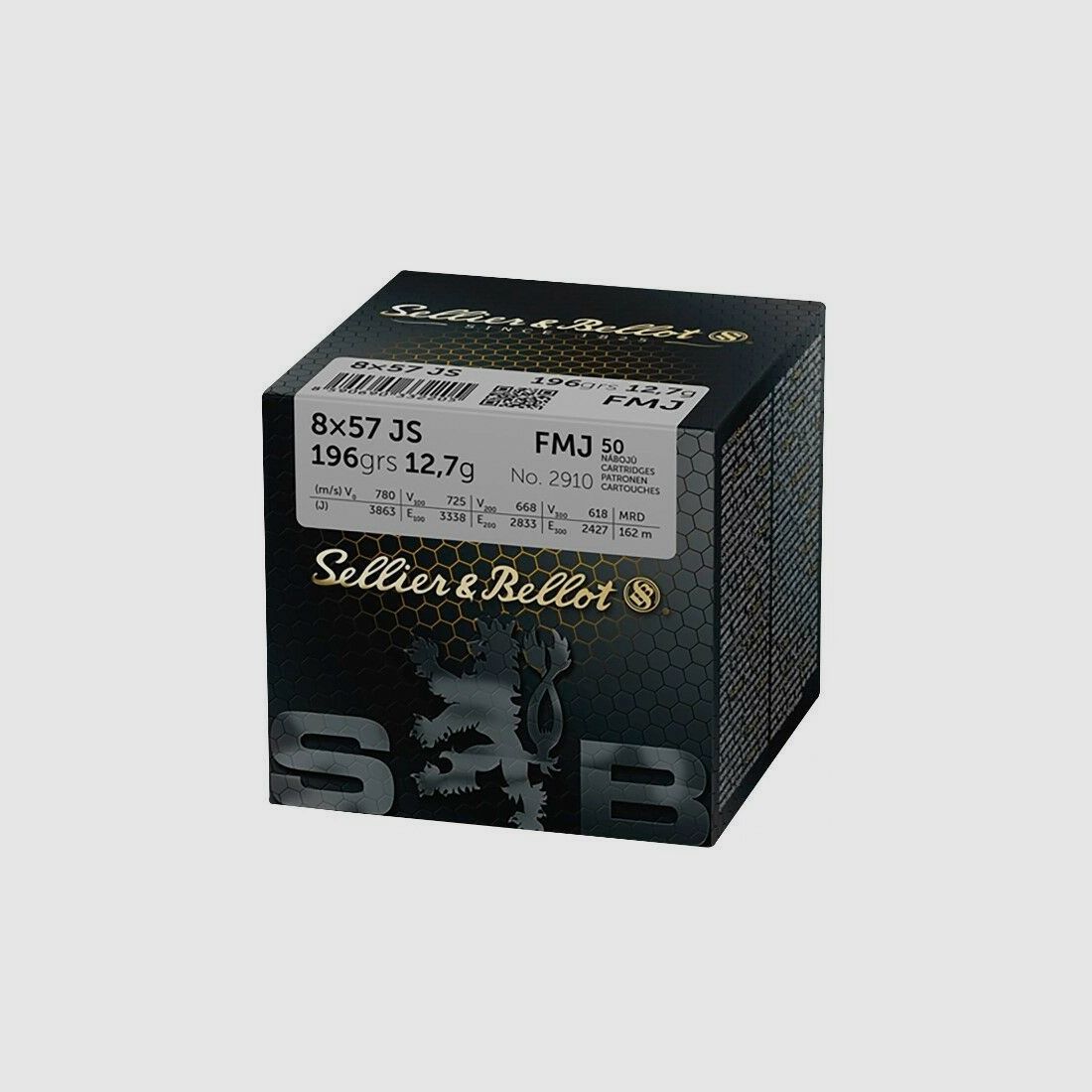 Sellier&Bellot FMJ 12,7g/196grs à50 8x57JS