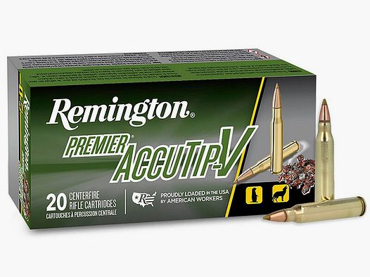 Remington Premier .223 Rem. 55GR Accutip-V 20 cartouches
