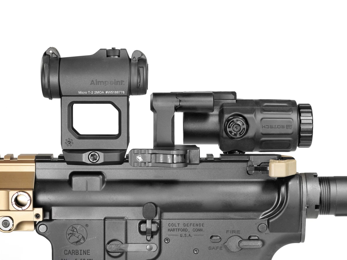 QD ARISAKA Magnifier-Montage – 2.26″ – Eotech – links – Flip To Center, Bild 4 von 17
