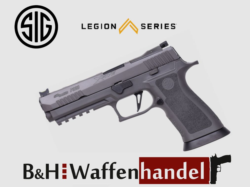 Neuwaffe, auf Lager: SIG Sauer P320 x5 Legion Pistole X-Five 9mm Finanzierung möglich