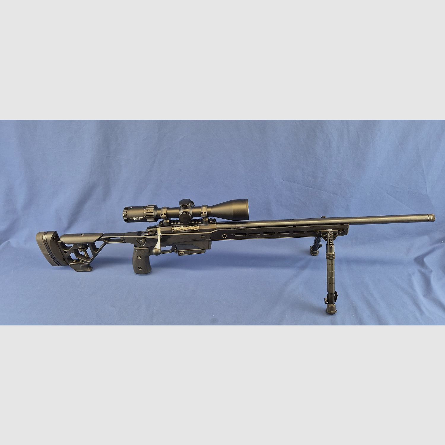 !!SETANGEBOT!! TIKKA T3x ACE Target Kal.223 LL:23.7″ Black Steel mit Element Helix HD 2-16×50 SFP RAPTR-1 MRAD und Zweibein Recon Flex M-Lock 8.0-11,8Inch, Bild 2 von 2