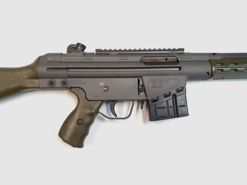 Schwaben Arms GmbH Semi-Automatic Rifle SAR M41 SPORTMATCH MF3 G3KT Caliber 308win. - MADE IN GERMANY - similar to HK41/G3, image 3 of 10