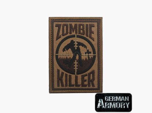 Zombie Killer Hunter Apocalypse SHTF Patch Aufnähmer Tactical tacticool Motivation Airsoft Paintball