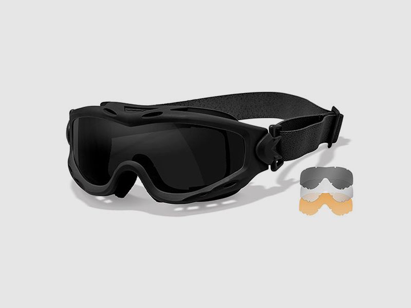 Goggles SPEAR, grau/klar/helles orange, Bild 1 von 6