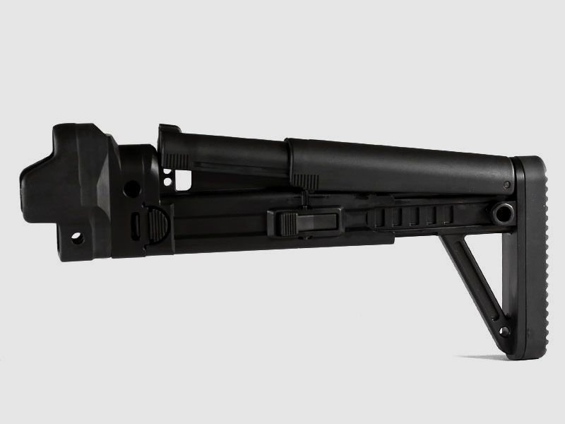 B&T MBT Schaft Längen-, Höhenverstellbar und klappbar für HK MP5, SP5, MKE T94 (Brügger&Thomet, Heckler&Koch, BT-200642, Klappschaft)