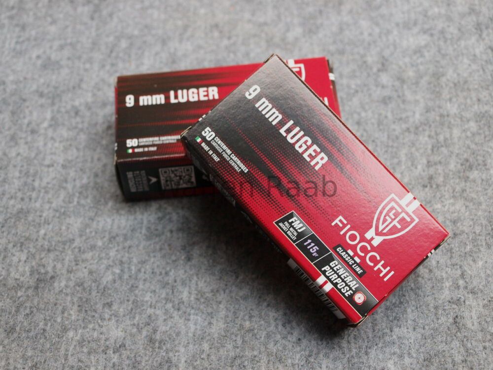 Fiocchi 9mm Luger Fiocchi 9mm Luger FMJ 115grs.
