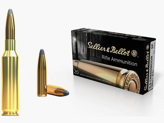 Büchsenpatronen Sellier & Bellot 6,5 Creedmoor SP