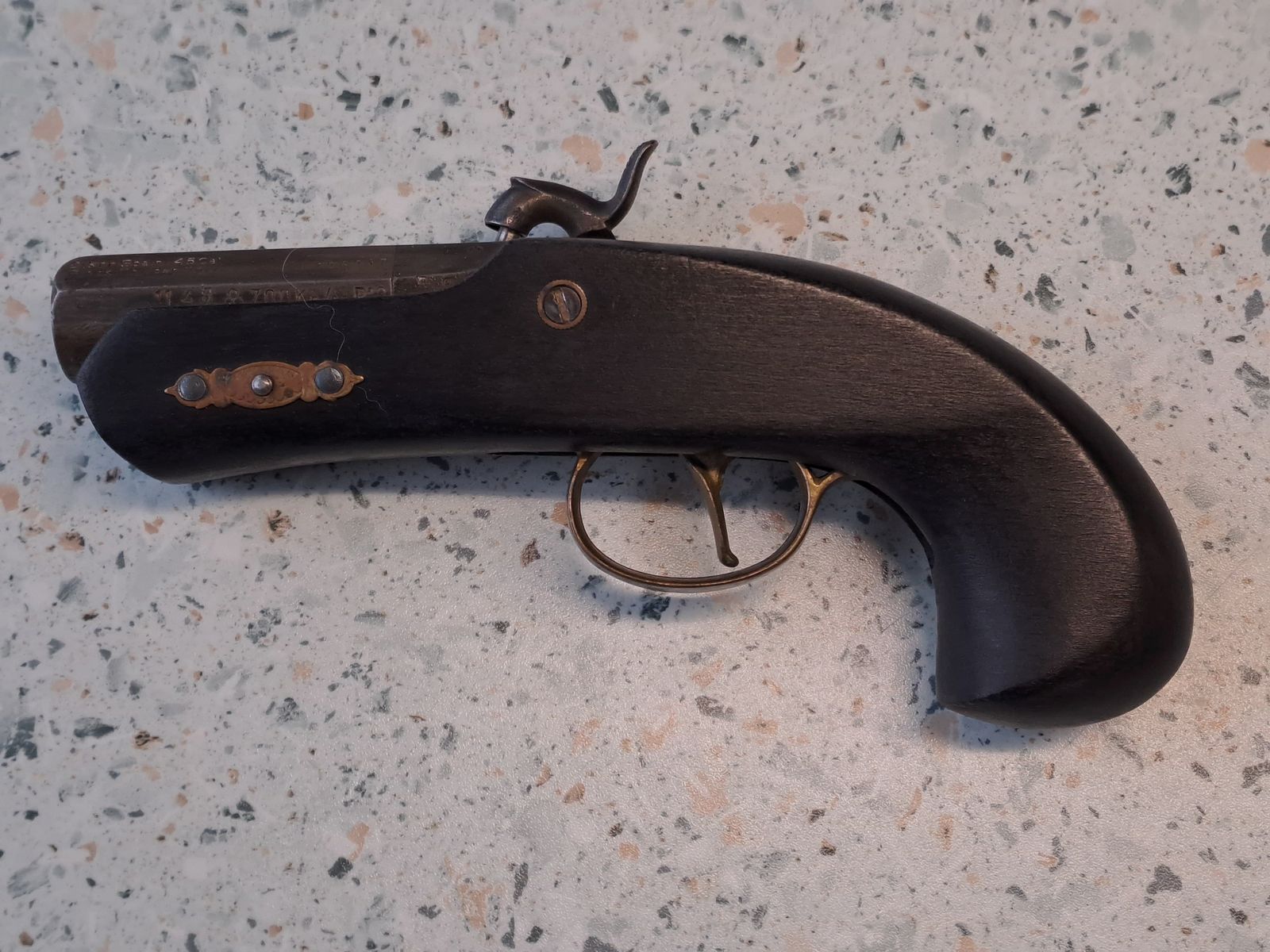 Philadelphia Derringer Dikar .45 including original proof certificate