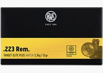 RWS 2411633 Target Elite Plus .223 Rem. Scorion 3.4g 52grs. Full metal jacket