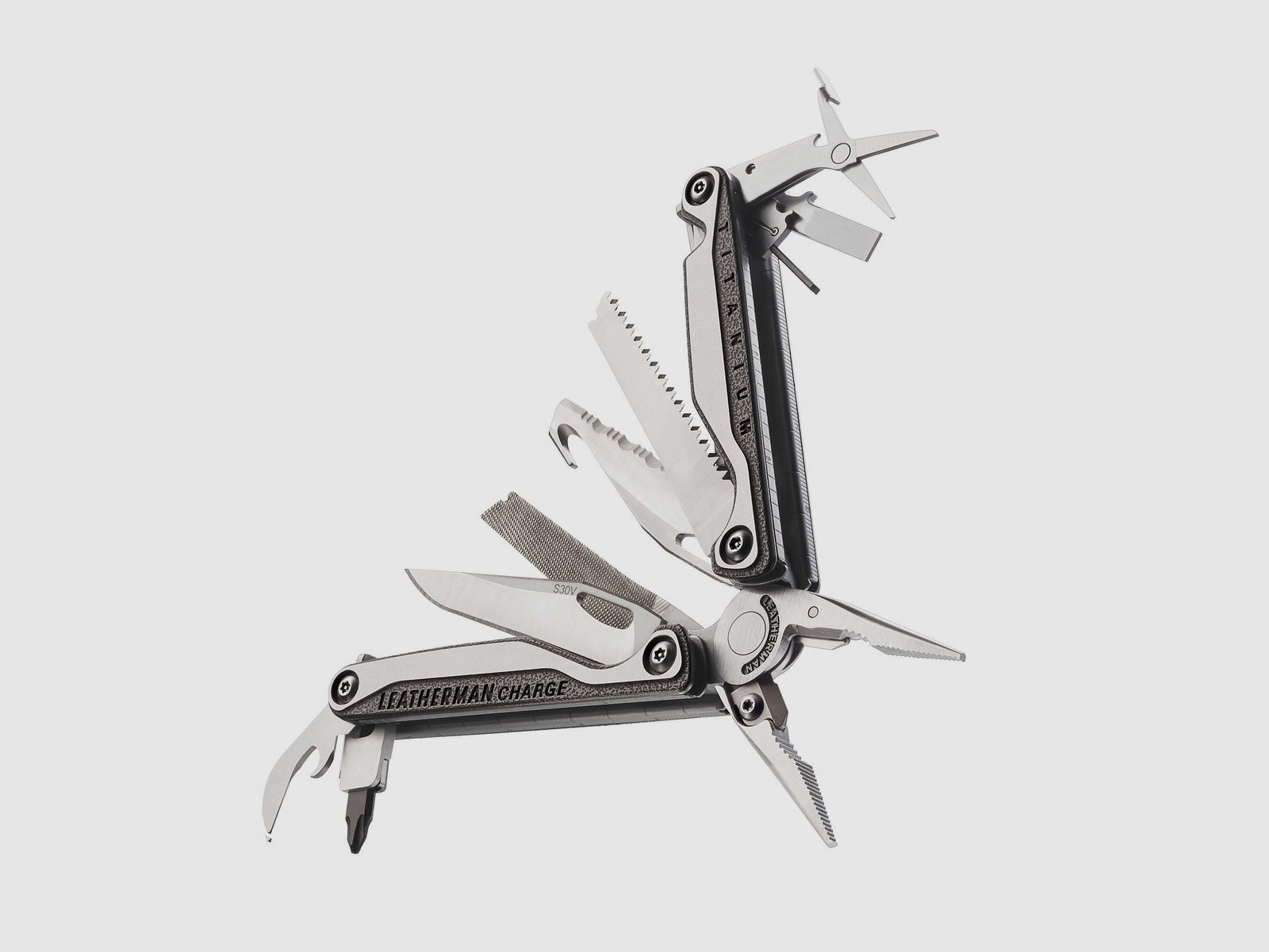 Leatherman CHARGE + TTI Titanium, Nylon Holster mit Tasche, M