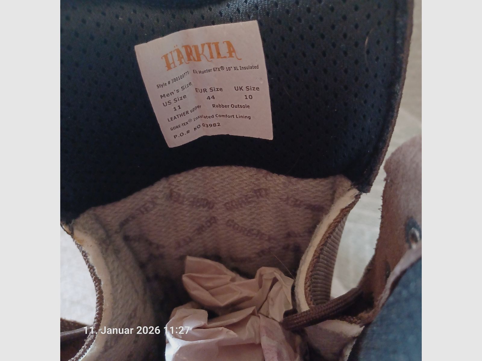 Härkila Elk Hunter GTX 10" XL Stiefel