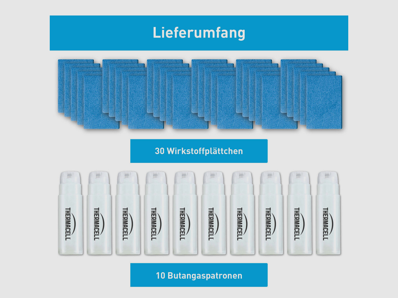 MĂĽckenabwehr 120 Stunden NachfĂĽllpack Thermacell R-10 wirksamer MĂĽckenschutz 20 qm Schutzzone