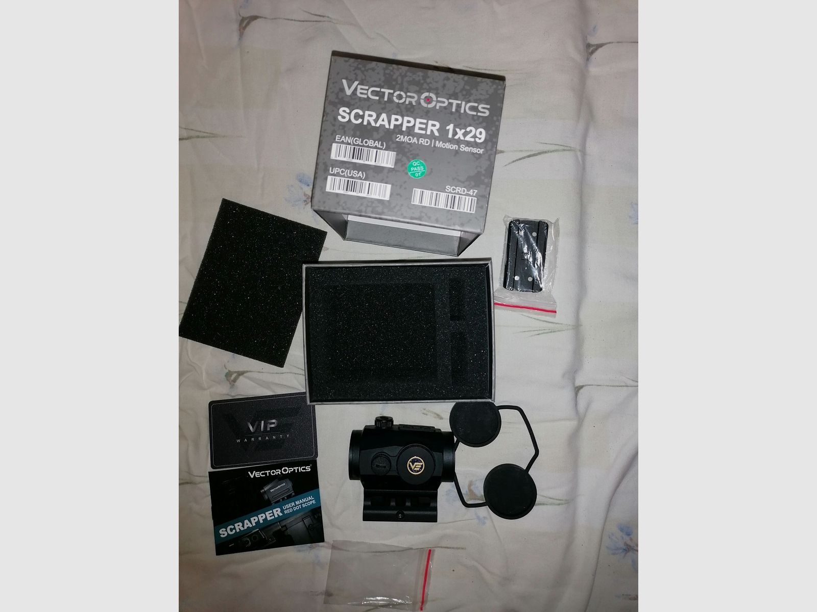 Vector Optics SCRD-47 Scrapper 1x29 + Beschermglas