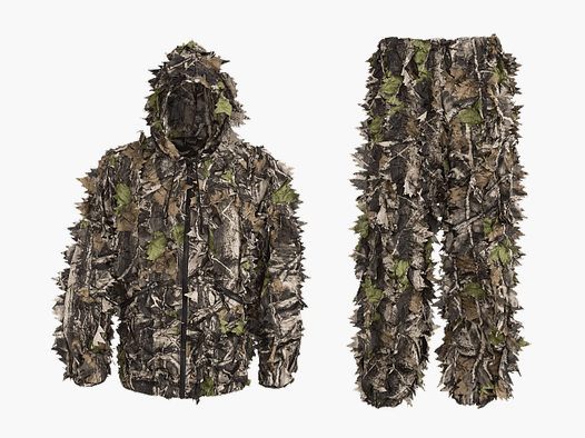 5etta Laub-Camouflage Jacke + Hose - XL