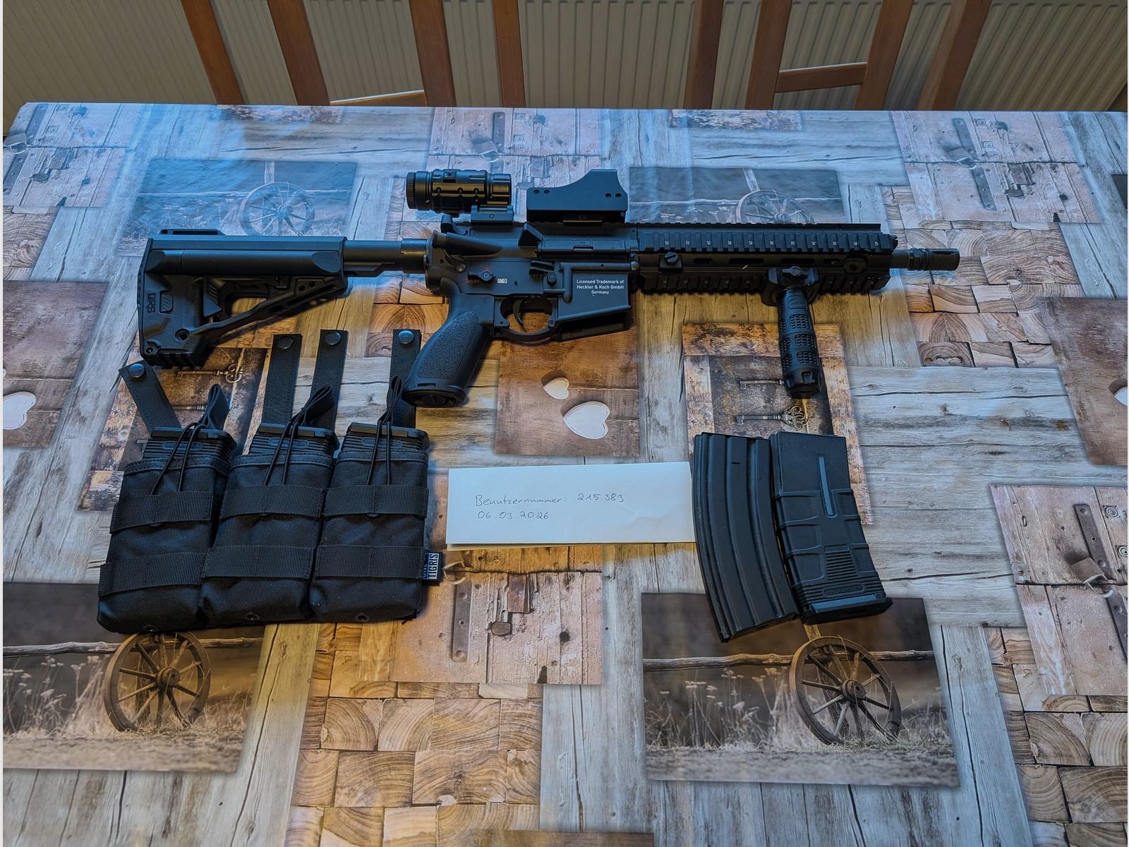 VFC Heckler&Koch HK416 S-AEG czarny