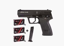 Röhm RG 96 Schreckschusspistole brüniert Platzpatronen-Set