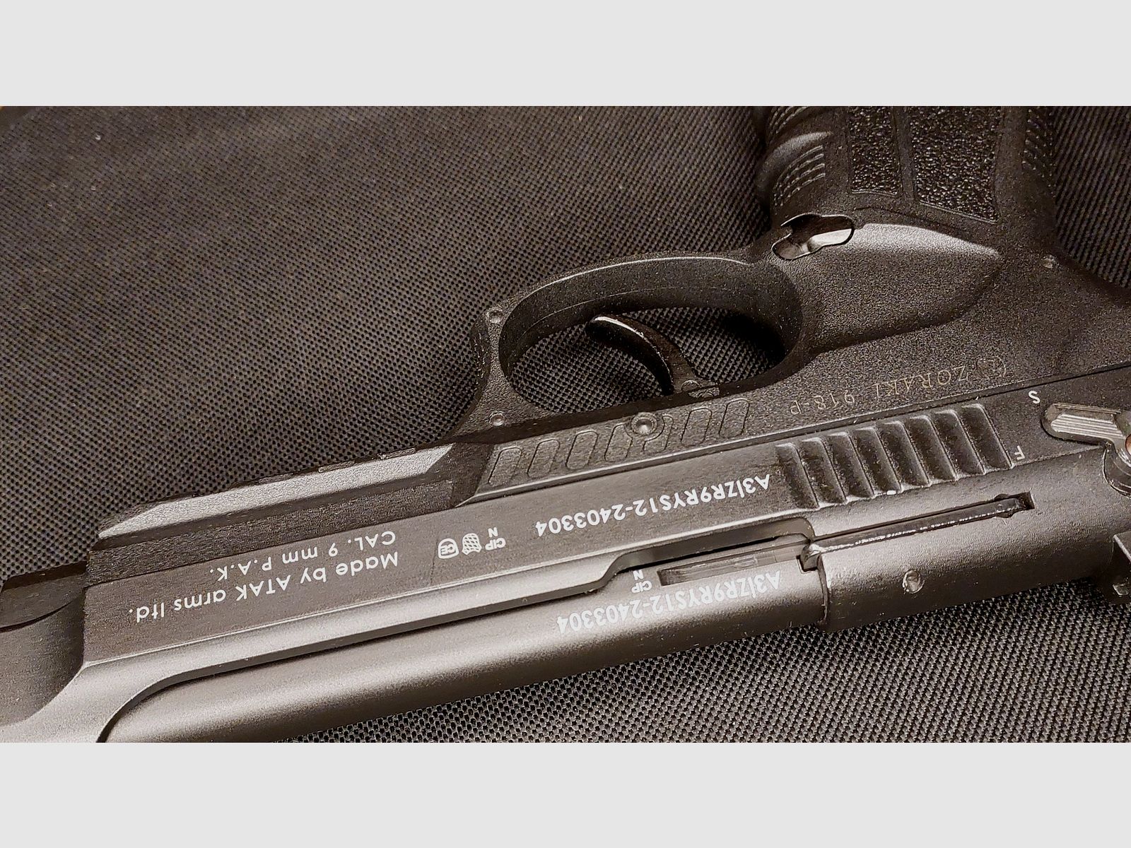 Zoraki 918-P TR-2024 9mm P.A.K. brüniert (PTB 1072) neuwertig Z 918 neuwertig