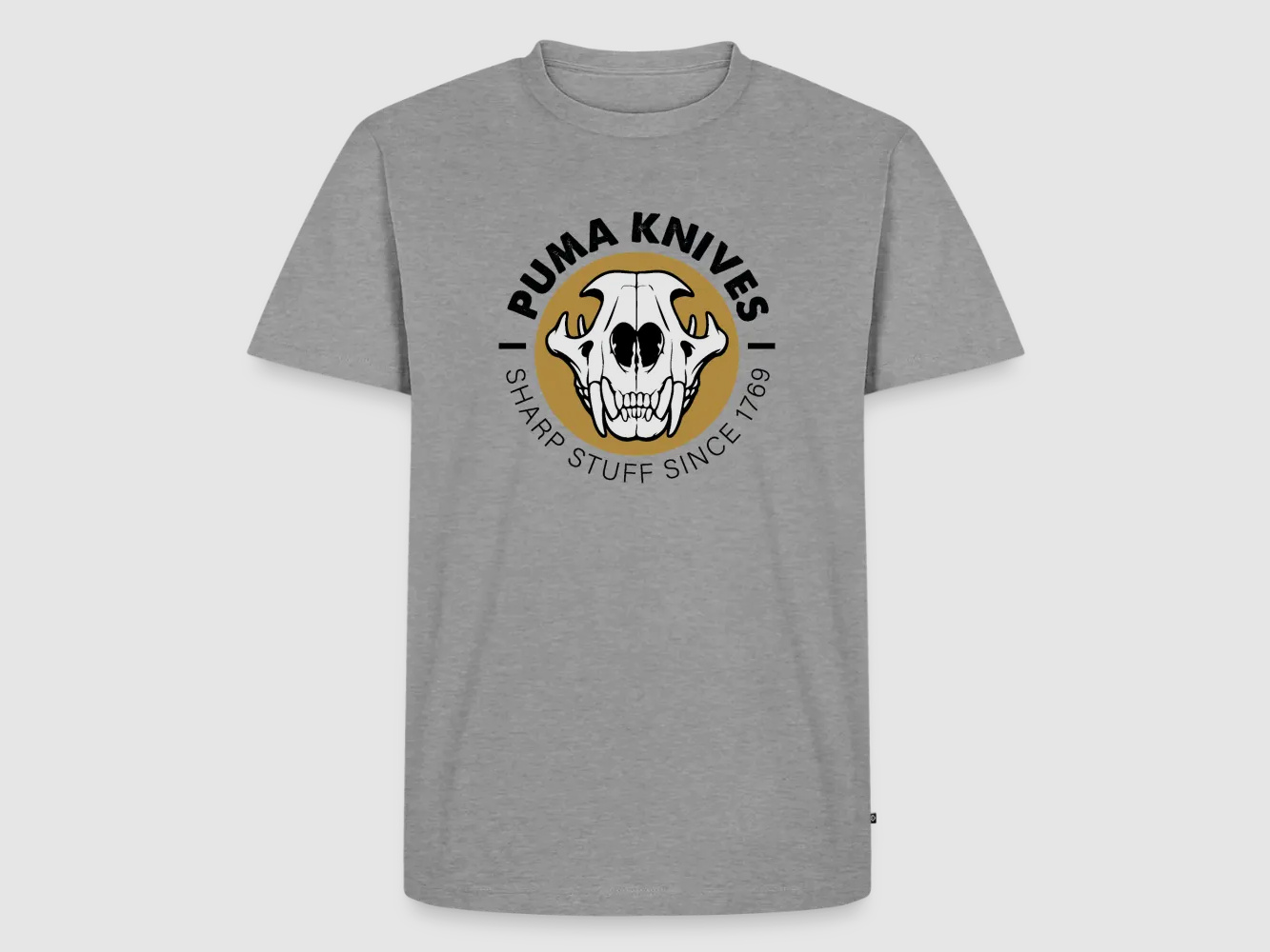 PUMA Men’s Premium T-Shirt "Skull Frontal Sharp Stuff"