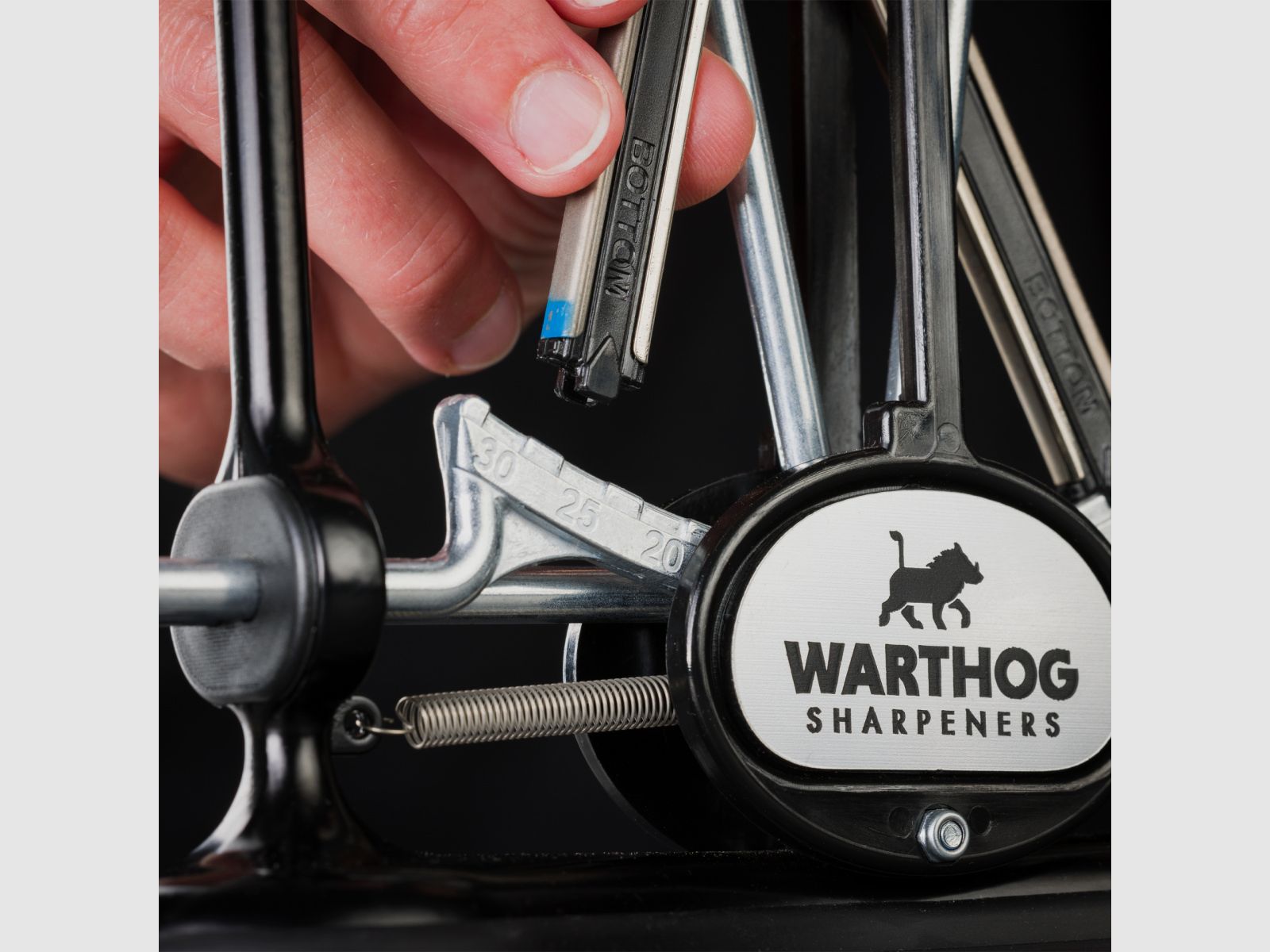 EUROHUNT V-Sharp A4 aiguiseur de couteaux - Noir