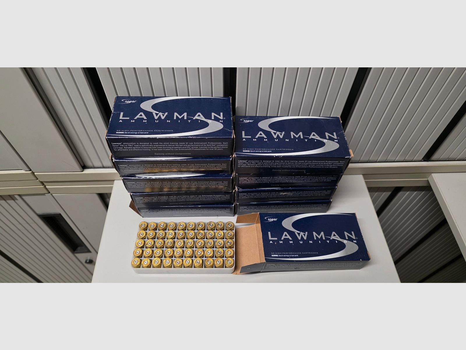 950 pieces. .45 ACP cases