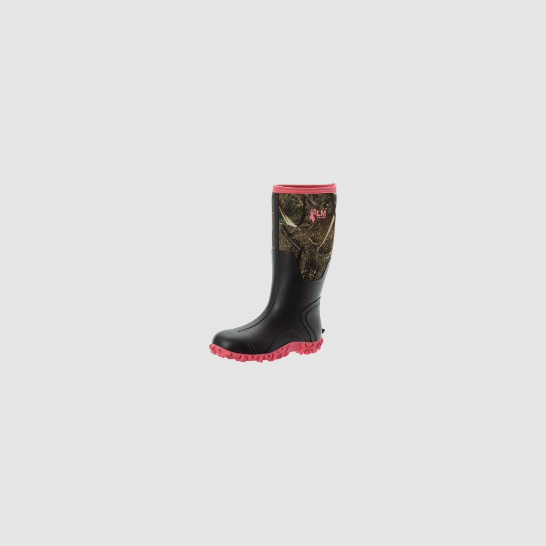 Almwalker Neoprenstiefel Fleur Damen (Schwarz/Camouflage/Pink) | 39
