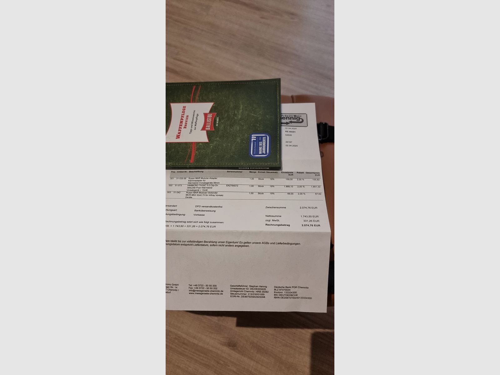 Dispositivo di imaging termico Hikmicro Thunder 3.0 th35c