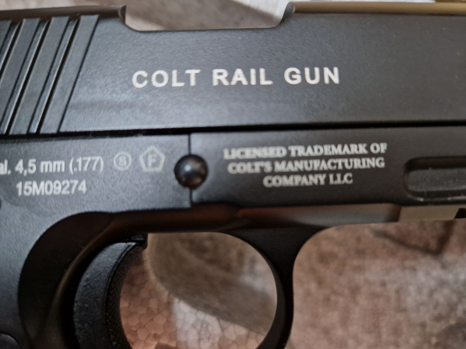 COLT Rail Gun Government Model M45 CQBP Automatic Caliber 45 15M09274