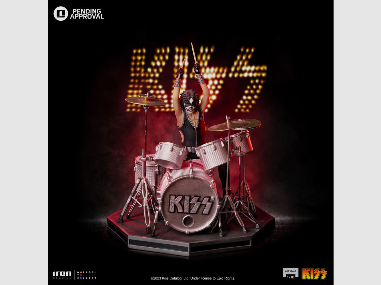 Kiss Art Scale 1/10 Peter Criss Limited Edtition 22 cm | 43435