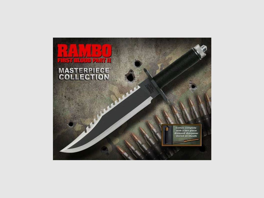 Rambo 2 First Blood Part II SE Bowie Messer Hollywood Collectibles