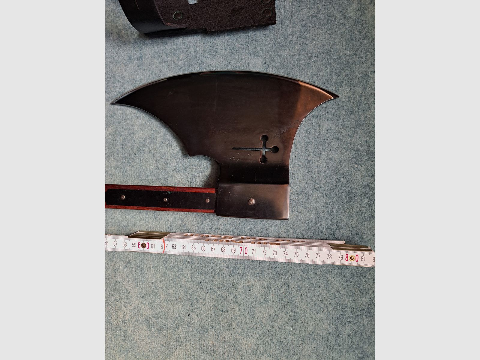 Streitaxt Kreuzritter ca. 80cm (scharf, 18+!)