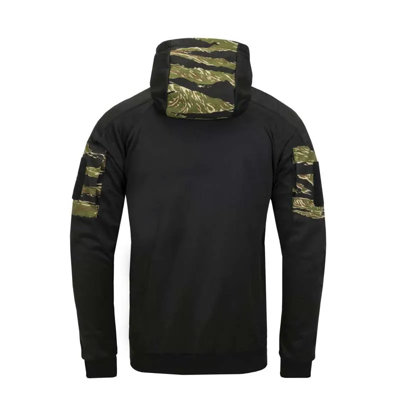 Helikon-Tex - Bluza ROGUE Hoodie (FullZip) - Czarny / MultiCam® Black - BL-RHF-PO-010CA, zdjęcie 2 z 6